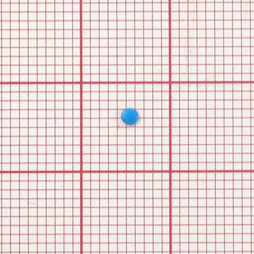 Стразы неон клеев. круг 2мм синий (acid blue)  144тыс.шт; уп. Стразы клеевые флуоресцентные