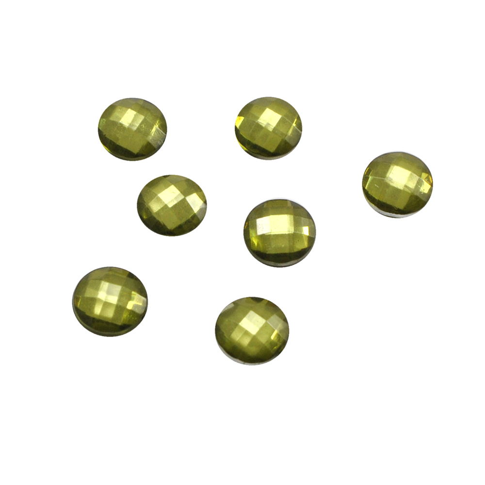 Стразы Д на клей, круг 10мм бутылочн 31, 1тыс.шт. Стразы на клей