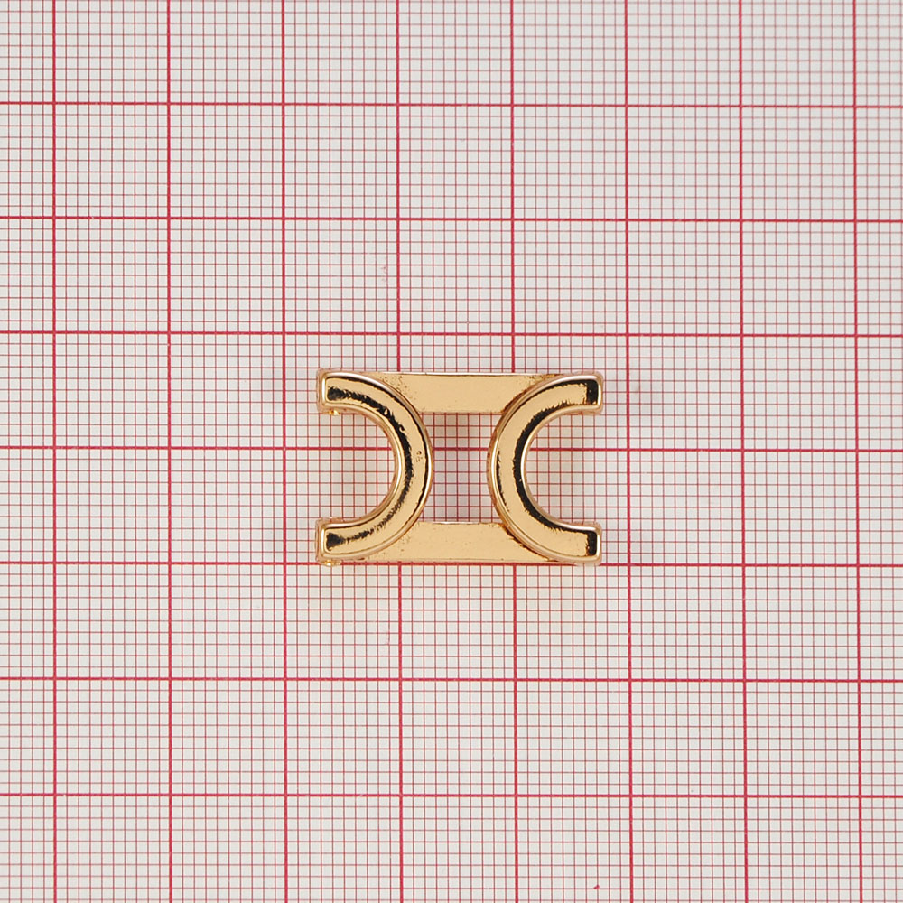 Перетяжка декор металл рамка 20мм, gold, 25*17мм, шт. Пряжка, перетяжка