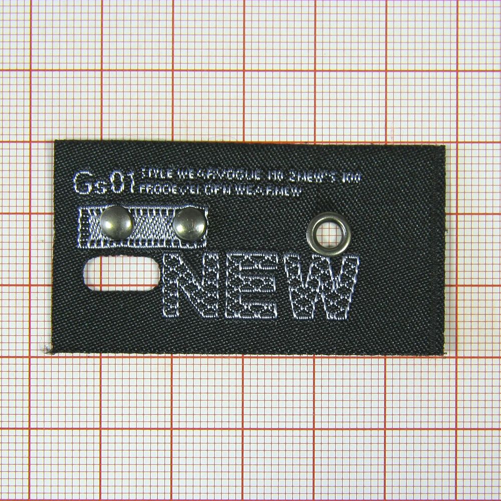 Лейба тканевая A8610 54*31мм NEW, шт. Лейба Ткань