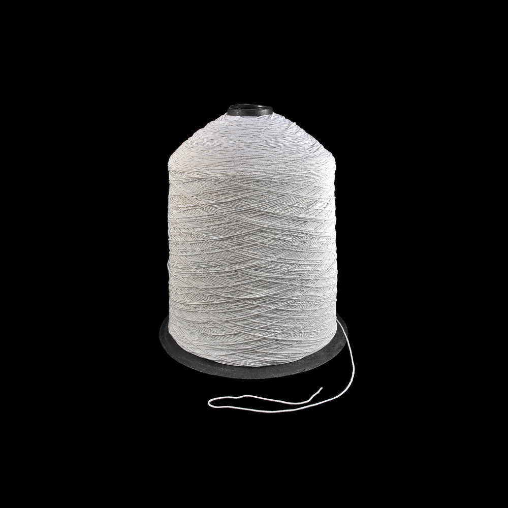 Нить-резинка, 1мм, белая, 4000м. Нитка Разное