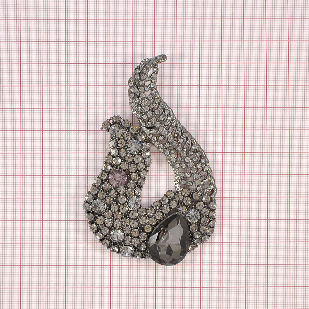 Брошь 61784 BLACK NIKEL, шт. Броши