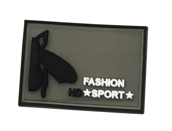 Лейба резиновая Муха Fashion HD Sport. 4.5*3.2см, черный, белый, серый, шт. Лейба Резина