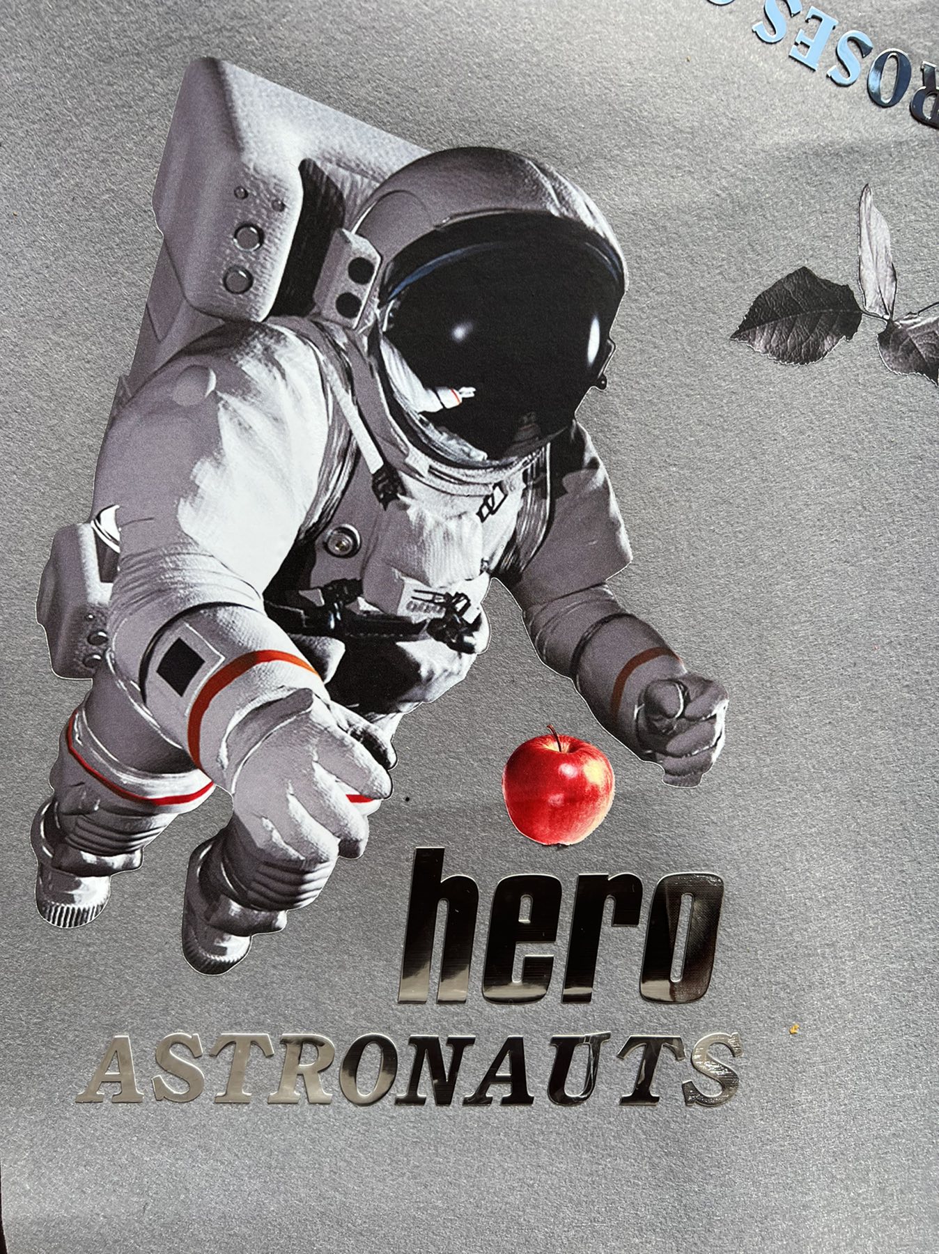 Термоаппликация Астронавт, 26*21см, Hero astronauts. Термопереводки Резиновые, Термопленка