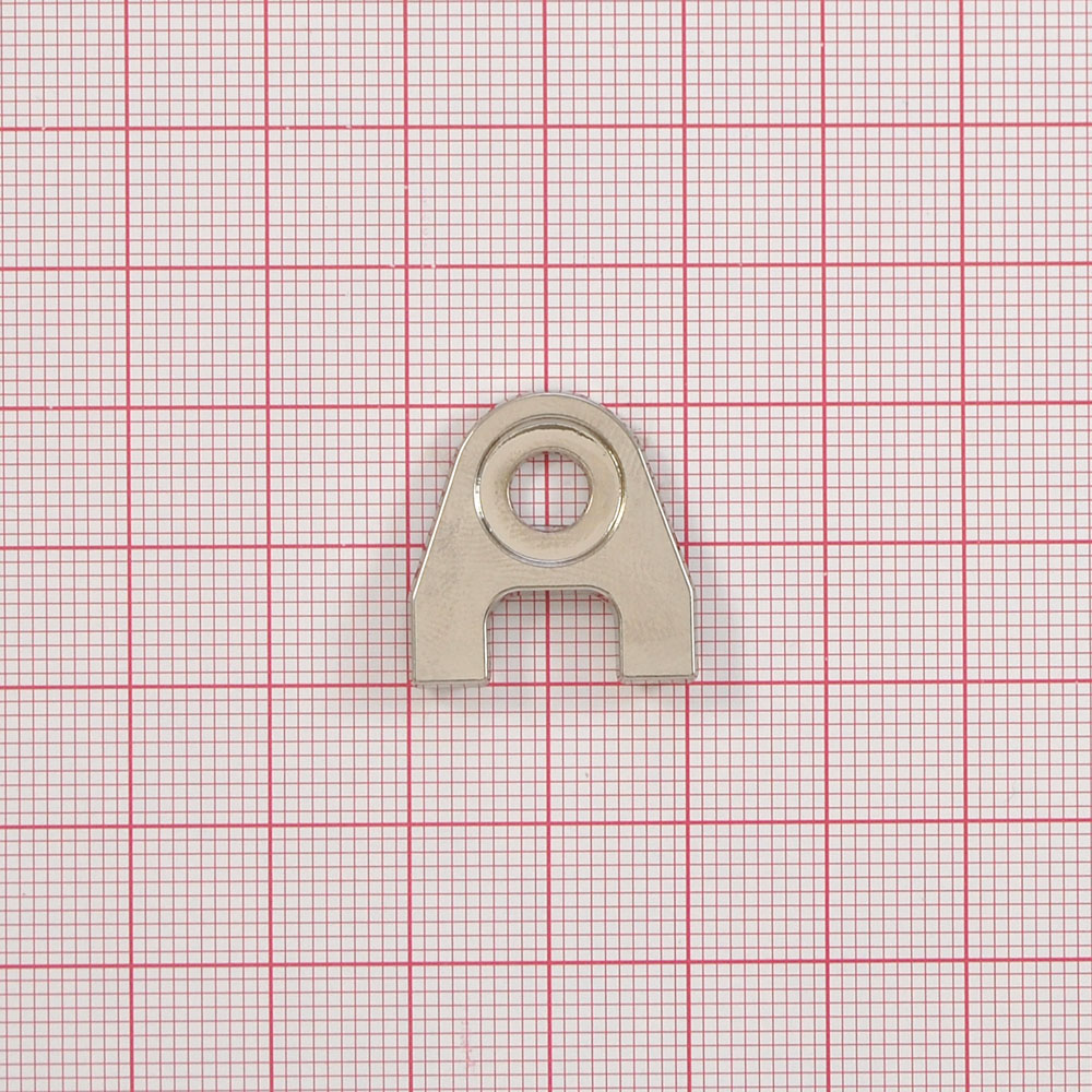 Петля обувная металл, 20,5*20,8*3,4мм, никель, шт. Петля обувная