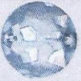 Стразы стеклянные пришивные №14 круглый светлло-голубой (14мм), 1тыс.шт. Стразы пришивные