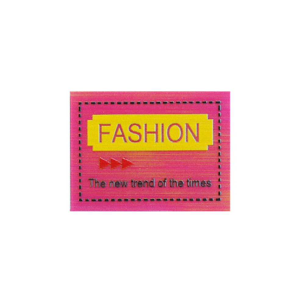 Лейба резиновая FASHION, 4*3см,  черный, желтый, красный, шт. Лейба Резина