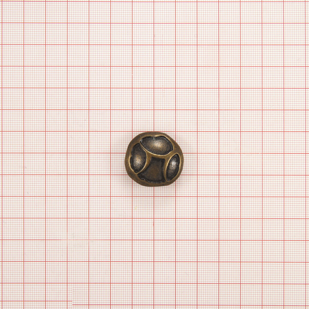 Пуговица М- 45 antic 25мм. Пуговица металлическая
