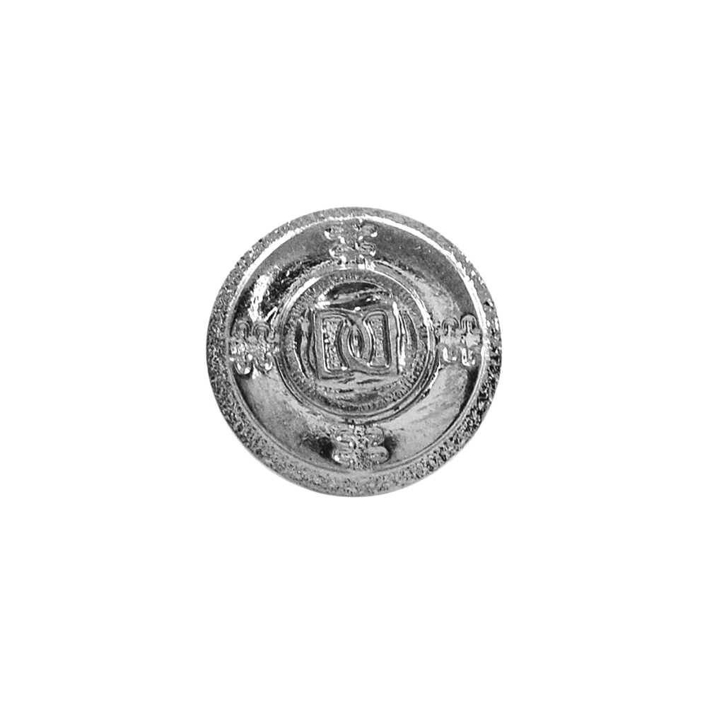 Пуговица TR-1128, DD, BN 15мм. Пуговица металлизированная