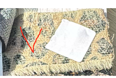 Резинка махровая Пятнышки, 4см, ярд. Резинка