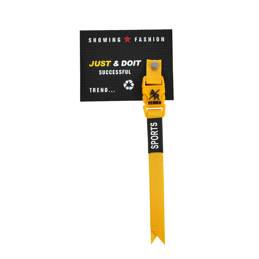 Лейба тканевая с подвеской JUST & DO IT, 5*6см, черный, белый, красный, желтый, шт. Лейба Ткань