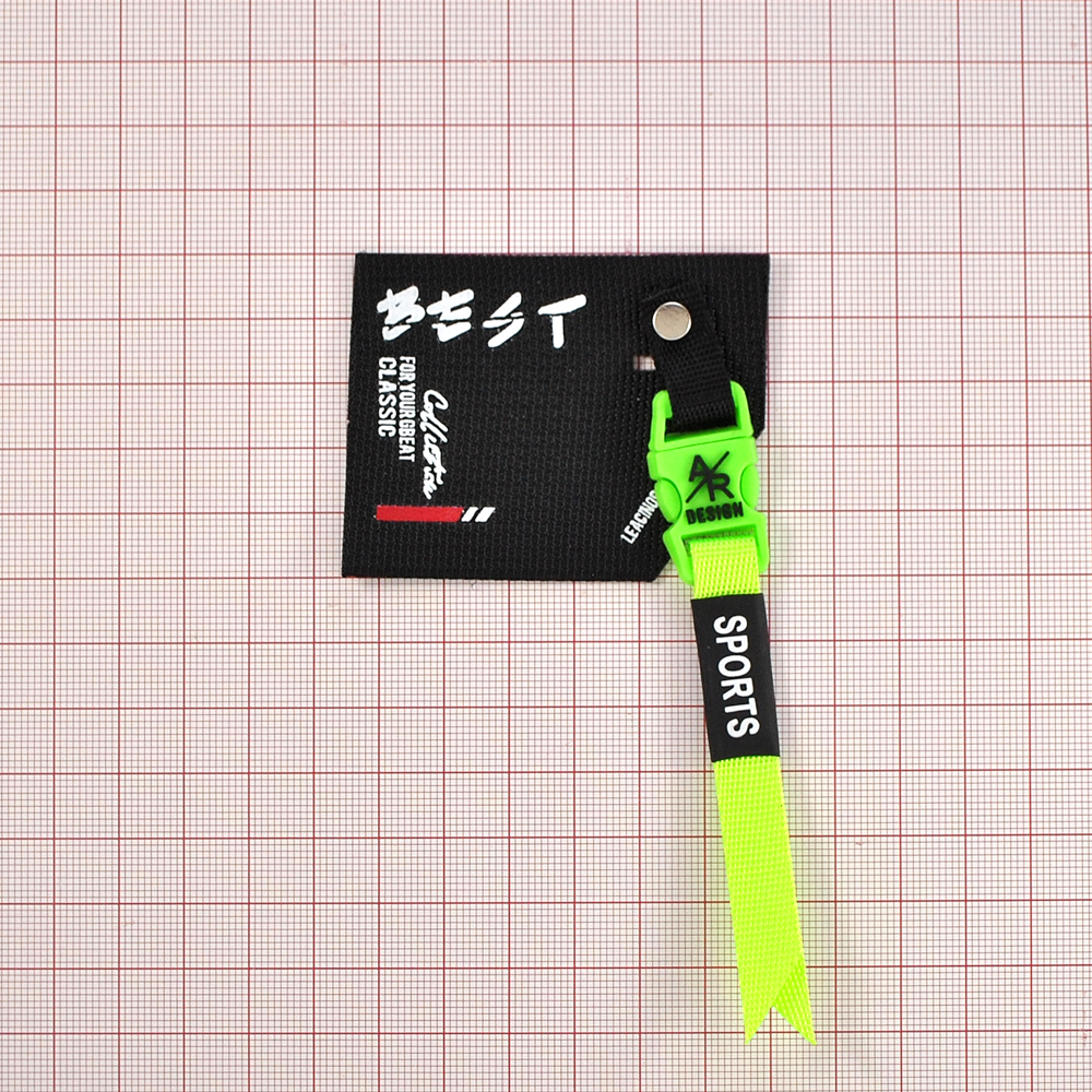 Лейба тканевая с подвеской BEST, 6,5*12см, черный, белый, красный, салатовый, шт. Лейба Ткань