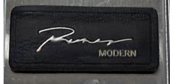 Лейба кожзам и металл Modern, 4,5*2см, черный, шт. Лейба Кожзам