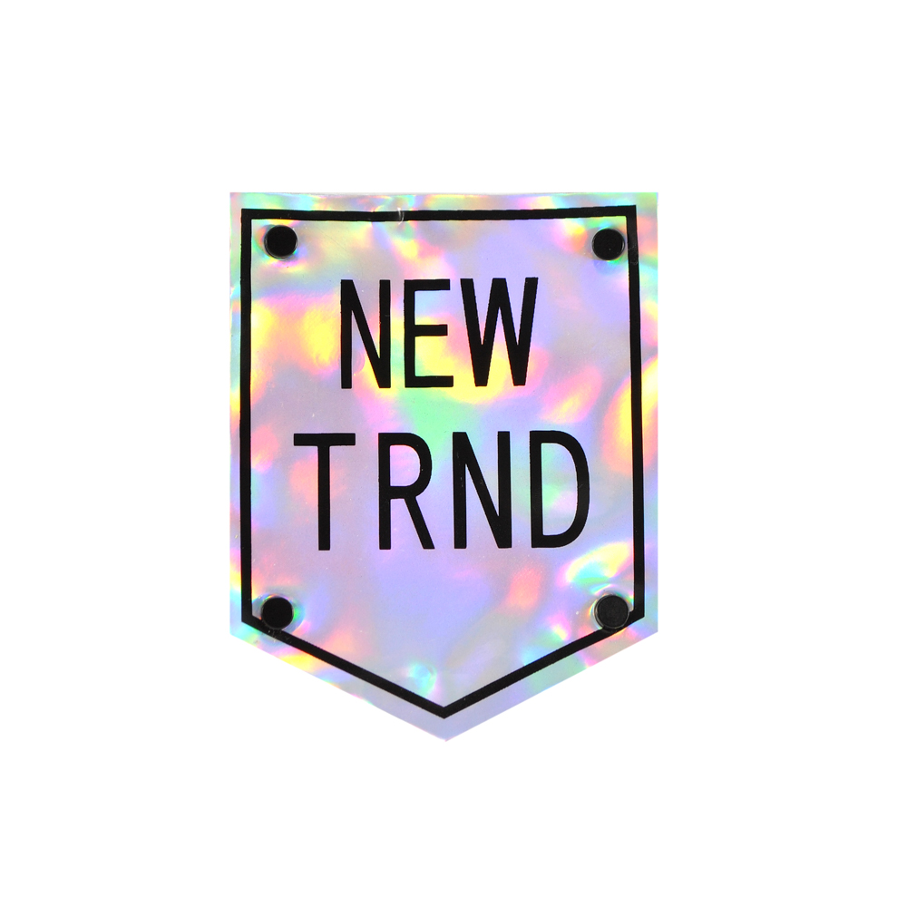 Лейба клеенка Карман NEW TRND, 8*10см, черный, серый, голограмма, шт. Лейба Клеенка