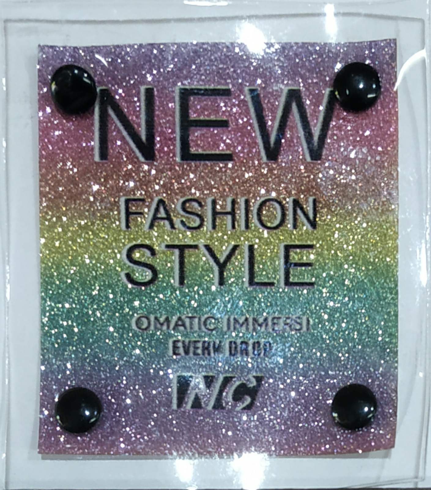 Лейба клеенка с хольнитеном  NEW FASHION STYLED, 5.2*6см, розовый, черный, желтый, шт. Лейба Клеенка