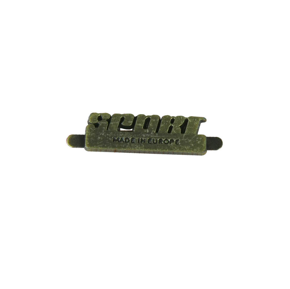 Краб металл SPORT, antik brass, 2,5*0,8см . Крабы Металл Надписи, Буквы