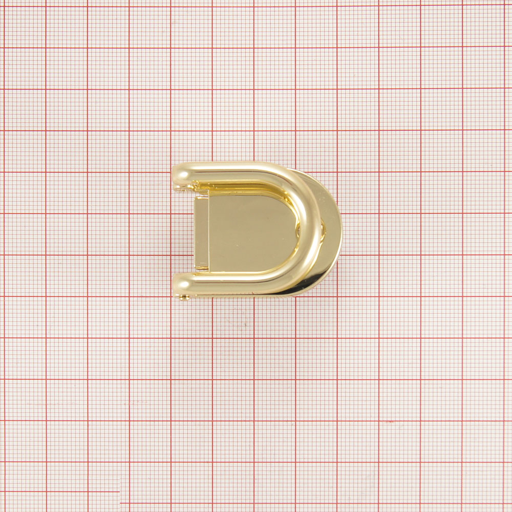 Замок сумочный С609 клипса 30*38мм GOLD, шт. Сумочная фурнитура