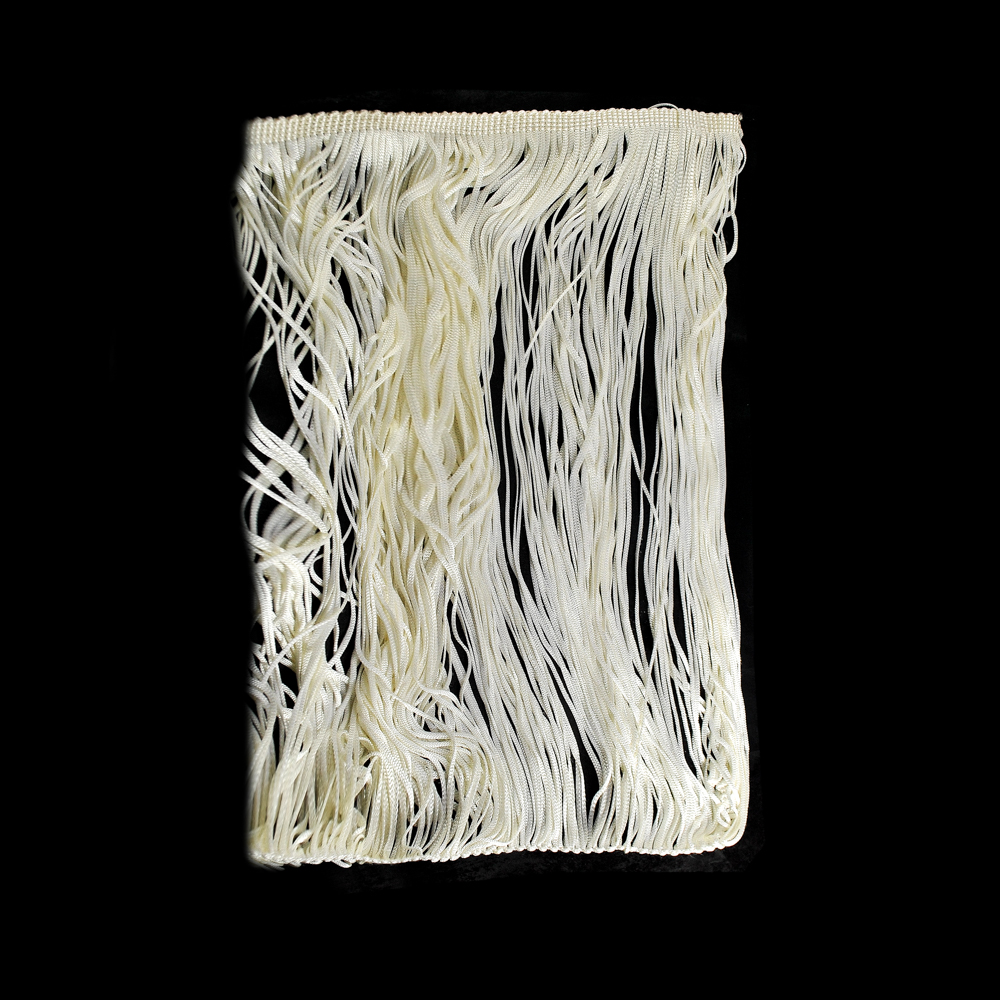 Бахрома нейлон 30см крем (ivory)  м. Бахрома