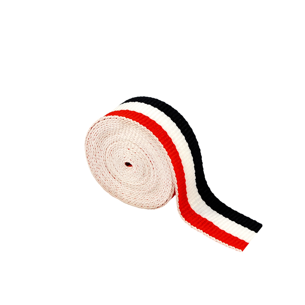 Тесьма Франция 1,5см сине-бело-красная без лого, ярд. Тесьма