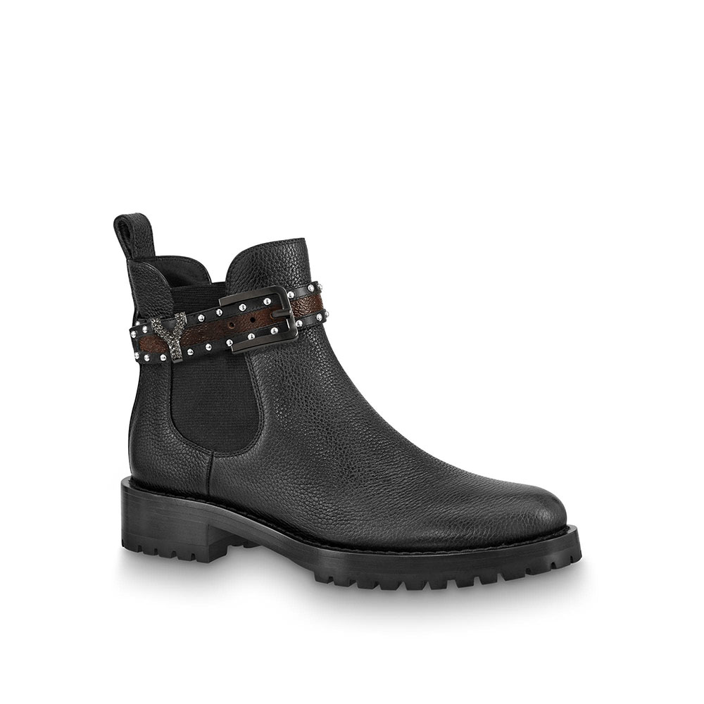 Пряжка металл с камнями  Левая Y, 4,7*1,7см, никель блек, black diamond, шт. Пряжка