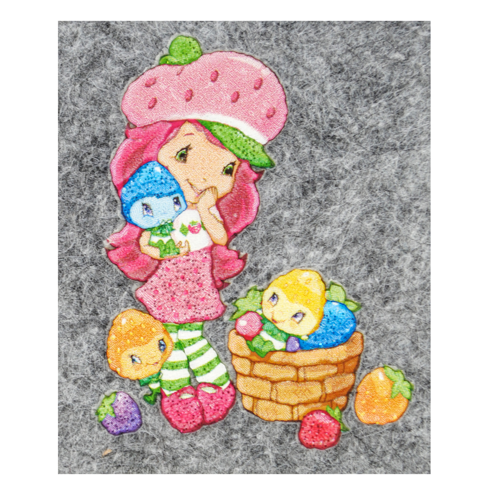 Термоаппликация Дети с яблоками 5,3*4,5см, шт. Термопереводки Детские