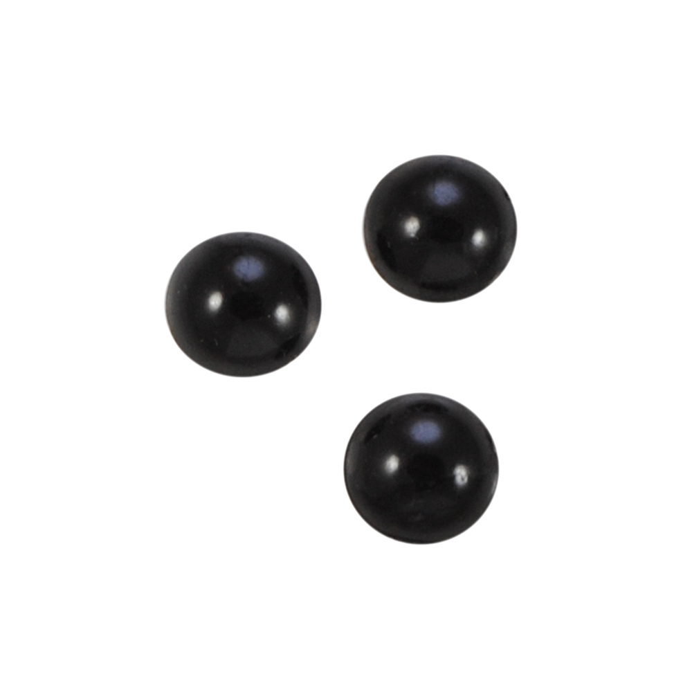 Носик плоский №6, круглый 10мм черный, 1тыс.шт. Носики плоские