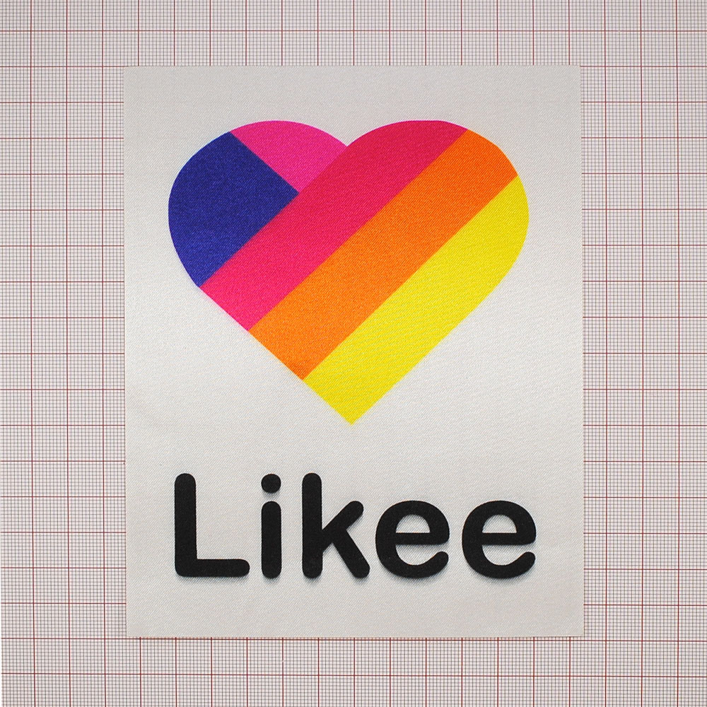 Аппликация пришивная Likee Сердце 13*16см, разноцветный, шт. Аппликации Пришивные Постер