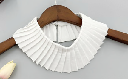 Воротник с плиссеровкой, белый, шт. Воротники