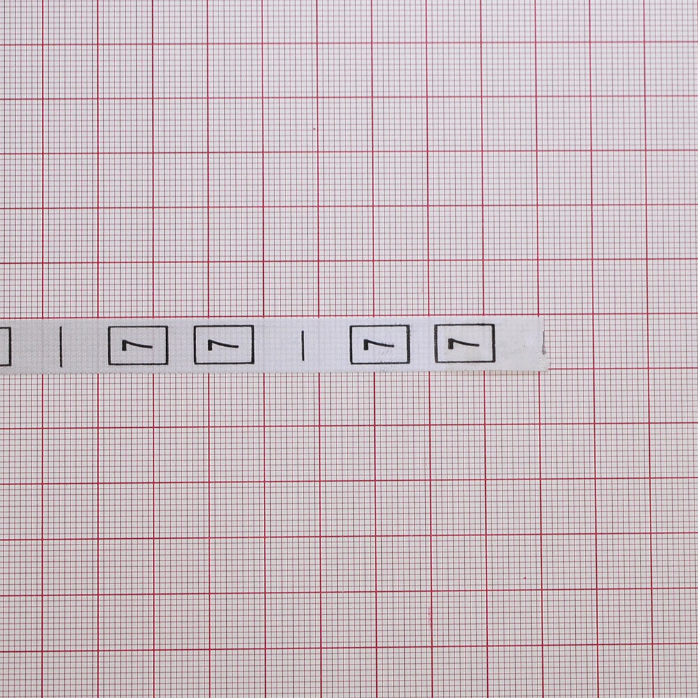 Размерник нейлон белый 07 /1250шт/, 50м. Размерник накатанный нейлон