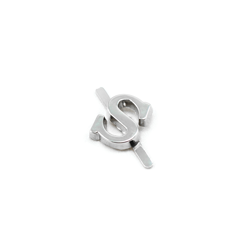 Краб металл S 10*12мм nickel, шт.. Крабы Металл Надписи, Буквы