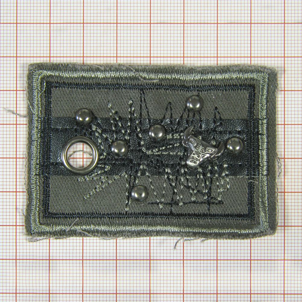 Лейба тк. Паутинка 70*50мм хаки шт. Лейба Ткань