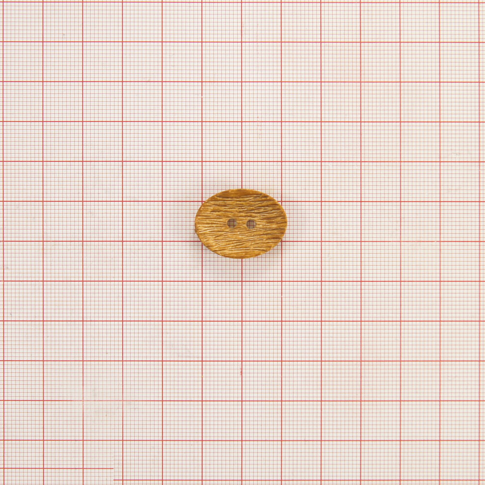 Пуговица ВР-38-36 желто-коричневая. Пуговица пластмассовая