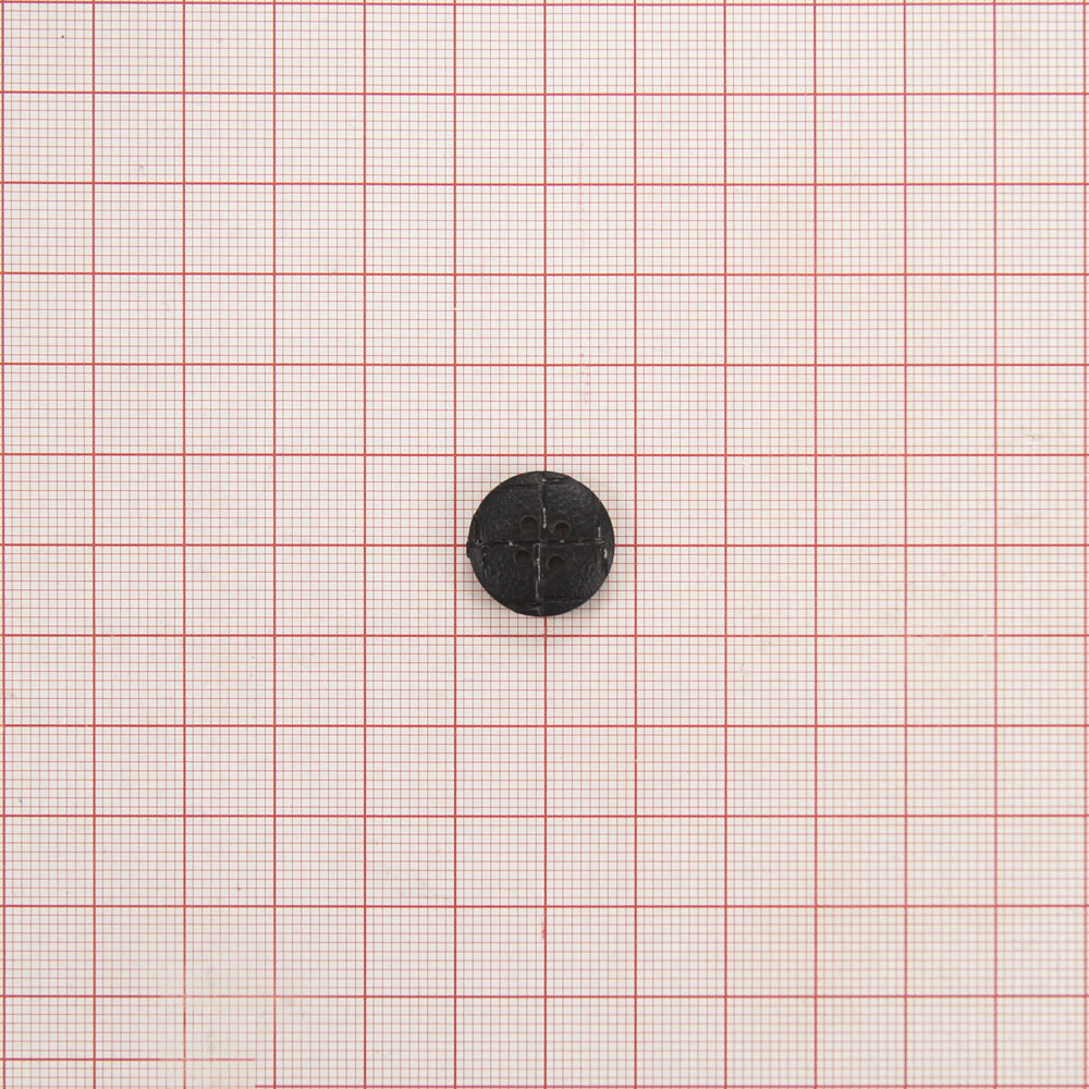Пуговица ВР-36-28 черная. Пуговица пластмассовая