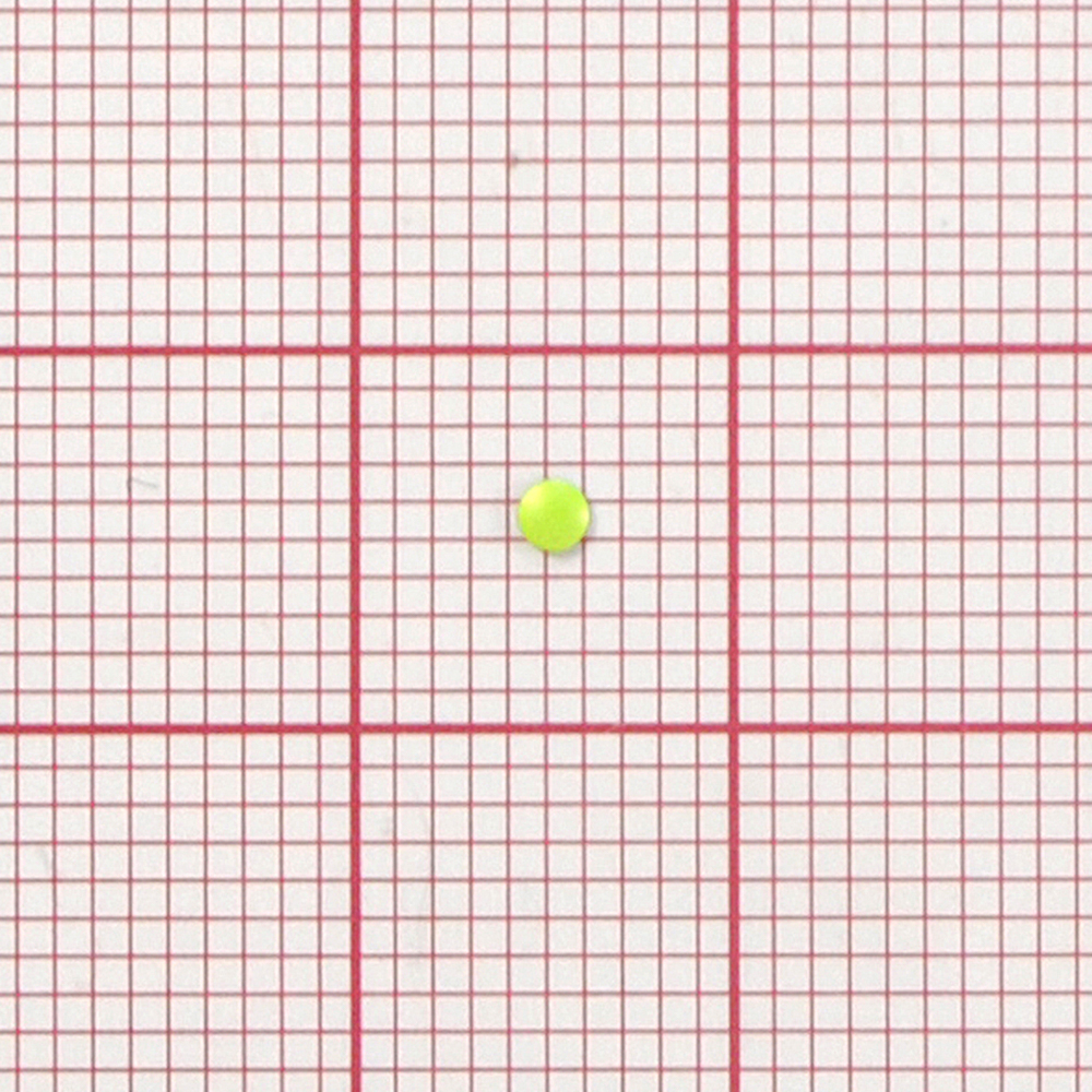 Стразы неон клеев. круг 2мм желтый (acid yellow) 144тыс.шт; уп. Стразы клеевые флуоресцентные