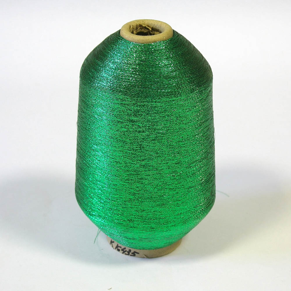 Нитка люрекс X-18 зеленая /500г/ . Нитка Люрекс
