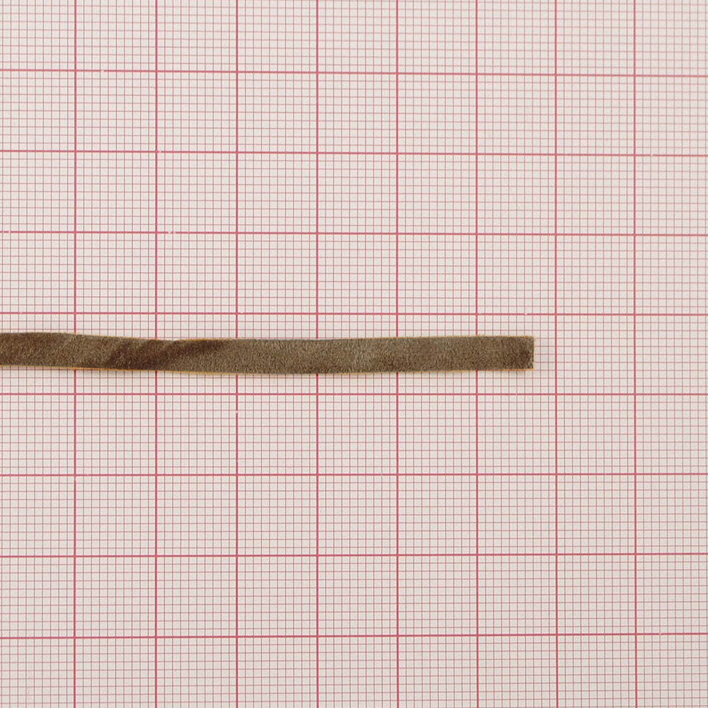 Тесьма нубук № 3 рыжая. Тесьма Нубук