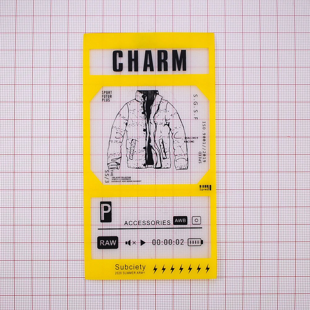 Лейба резиновая Куртка Charm, 7.5*14см, прозрачный, желтый, черный, шт. Лейба Резина