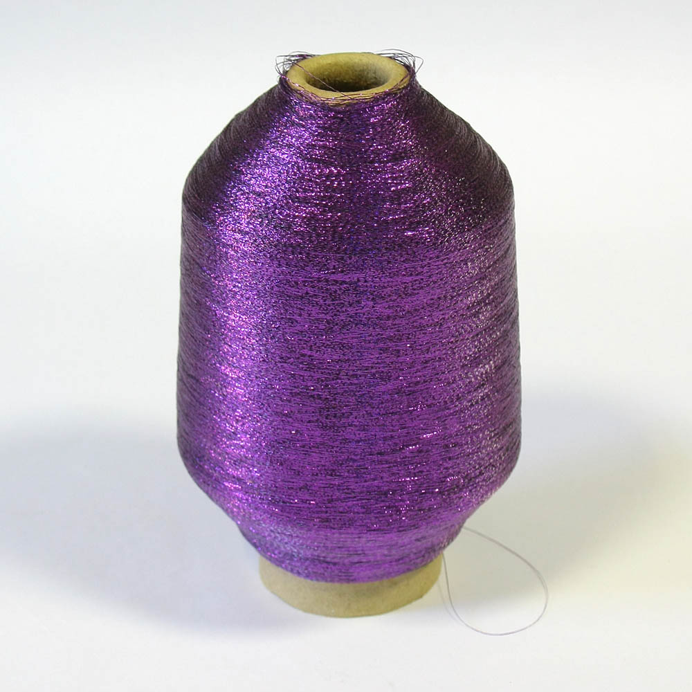 Нитка люрекс X-23 фиолетовая /500г/ . Нитка Люрекс