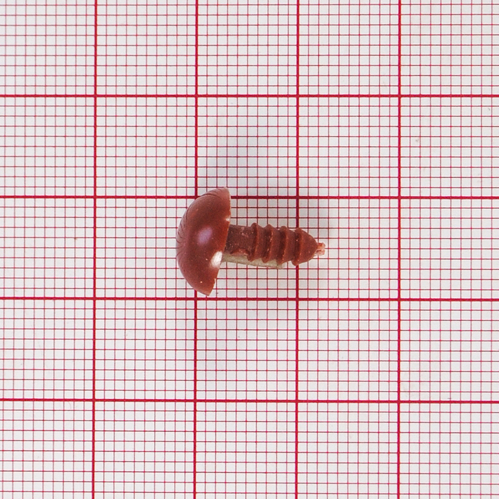 Нос на ножке №1A, коричневый треугольный 10*10мм, 1тыс.шт.. Носики на ножке