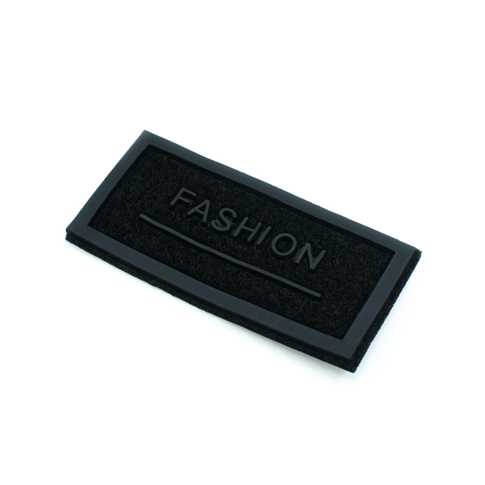 Лейба войлок, резина FASHION 4*8см черный. Лейба Войлок, Ворс