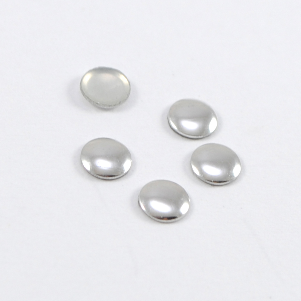 Камни клеевые, 4мм, серебро, шт. Стразы стекло до 1000-50 гросс