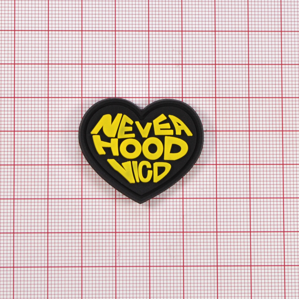 Лейба резиновая Nevea hood vicd 3,5*3см, черный, желтый, шт. Лейба Резина