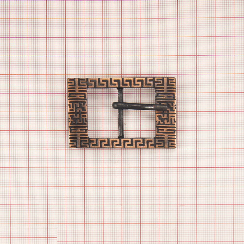 Пряжка  TA 753 медь. Пряжка накладка