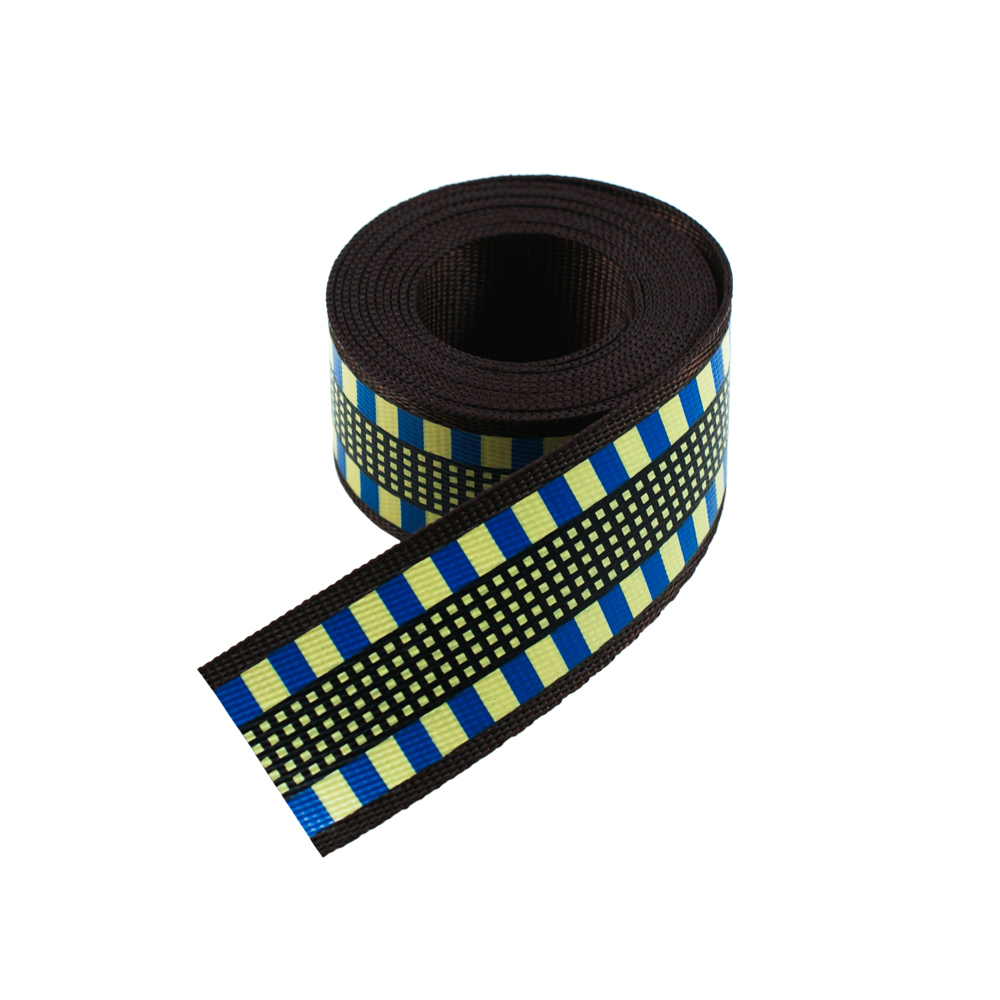 Тесьма квадраты сине-желтая сетка 2,5см, коричневая, ярд. Тесьма