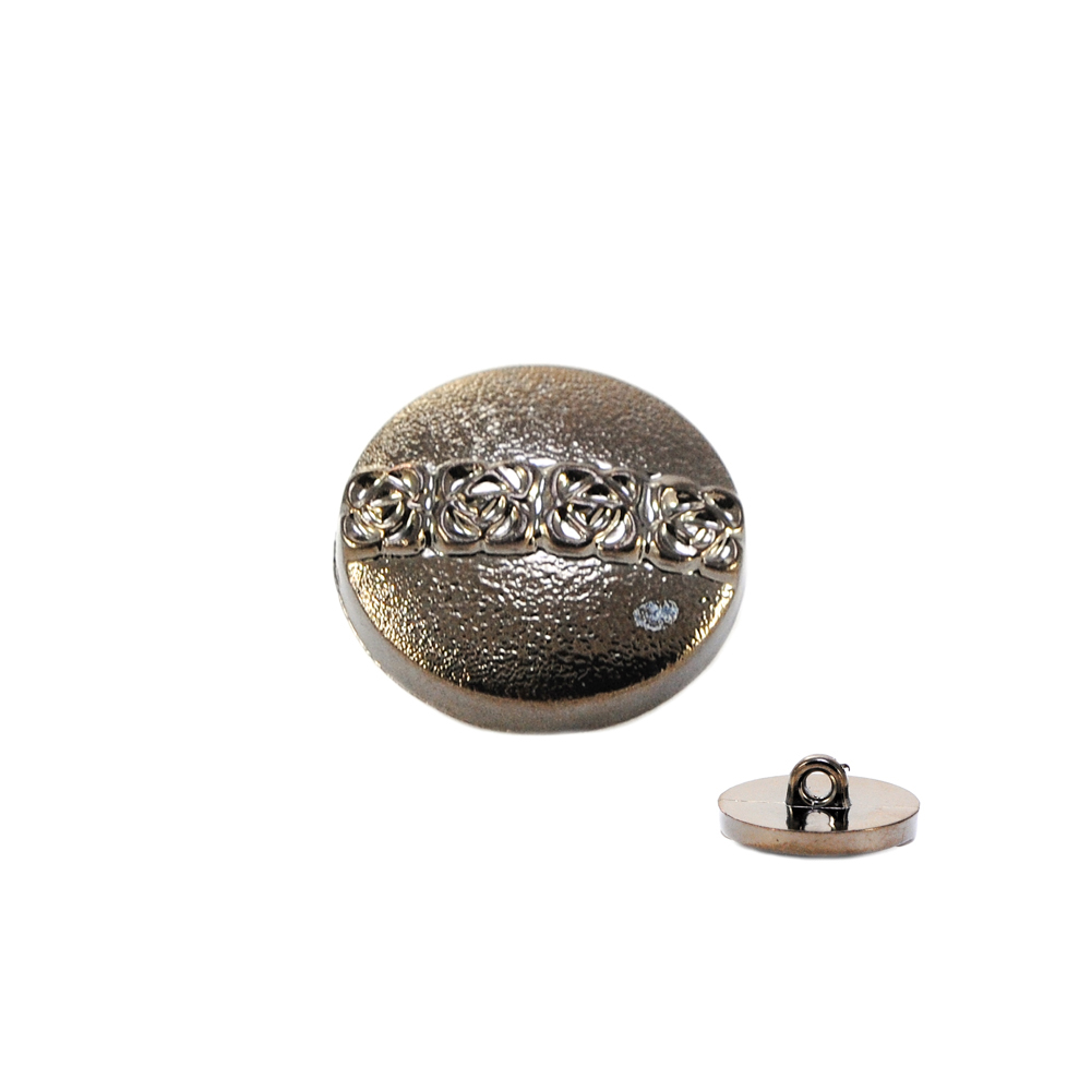 Пуговица TR-24-32 BN 20мм. Пуговица металлизированная