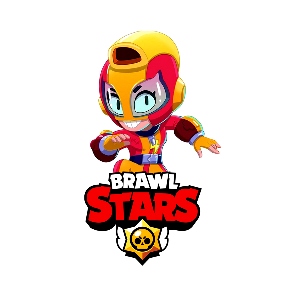Термоаппликация Brawl Stars №3-1 (Макс) 19*13см, шт. Термопереводки Детские