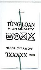 Процентовка бумажная TungLoan 2.5cм японская бумага, 100м. Процентовка бумажная