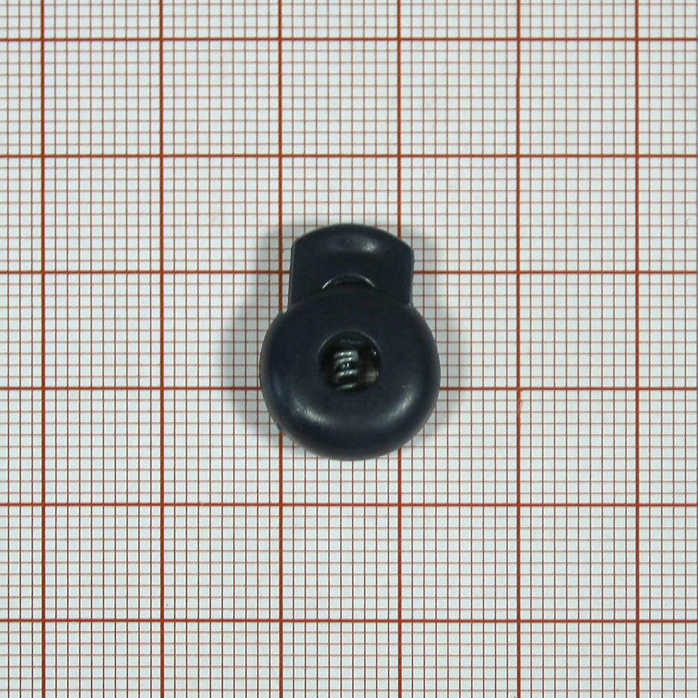Фиксатор на 1 дырку круглый маленький черный. Фиксатор