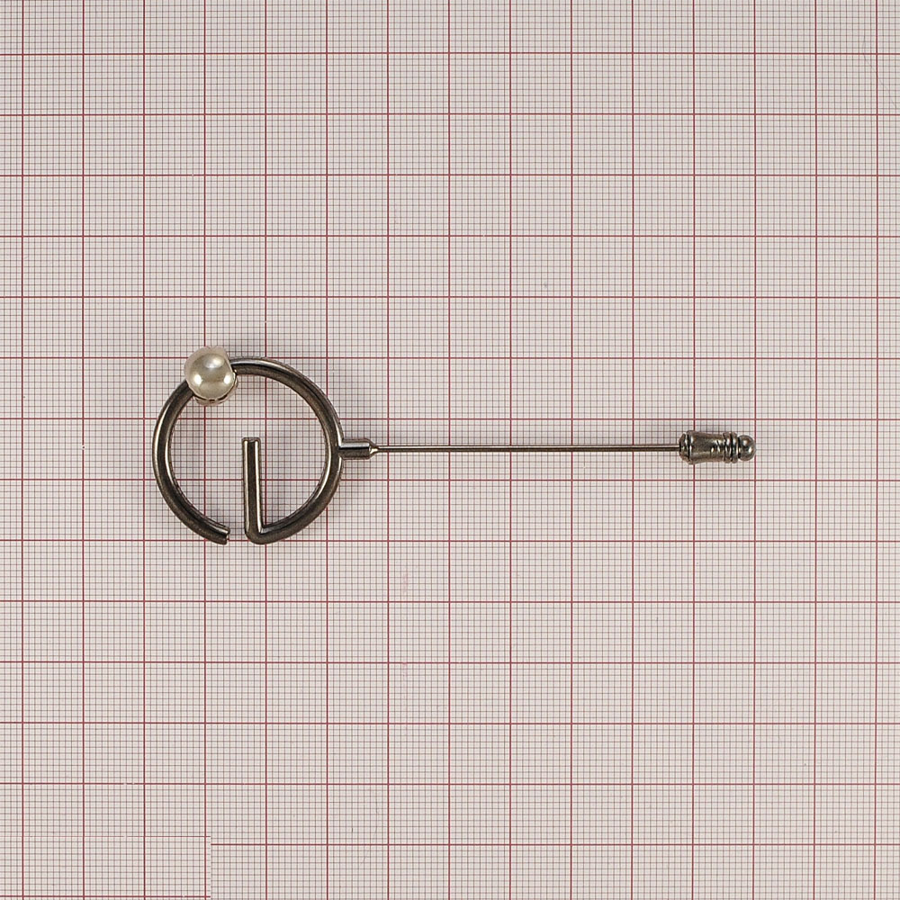 Булавка G 10*3,2 black nickel, nickel, шт. Булавки