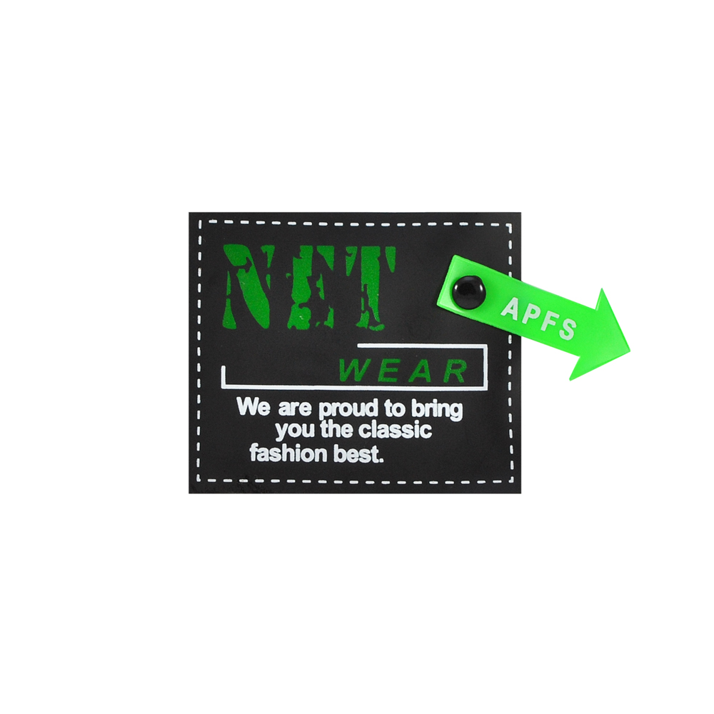 Лейба клеенка NET 6*5см, черный, зеленый, белый, шт. Лейба Клеенка